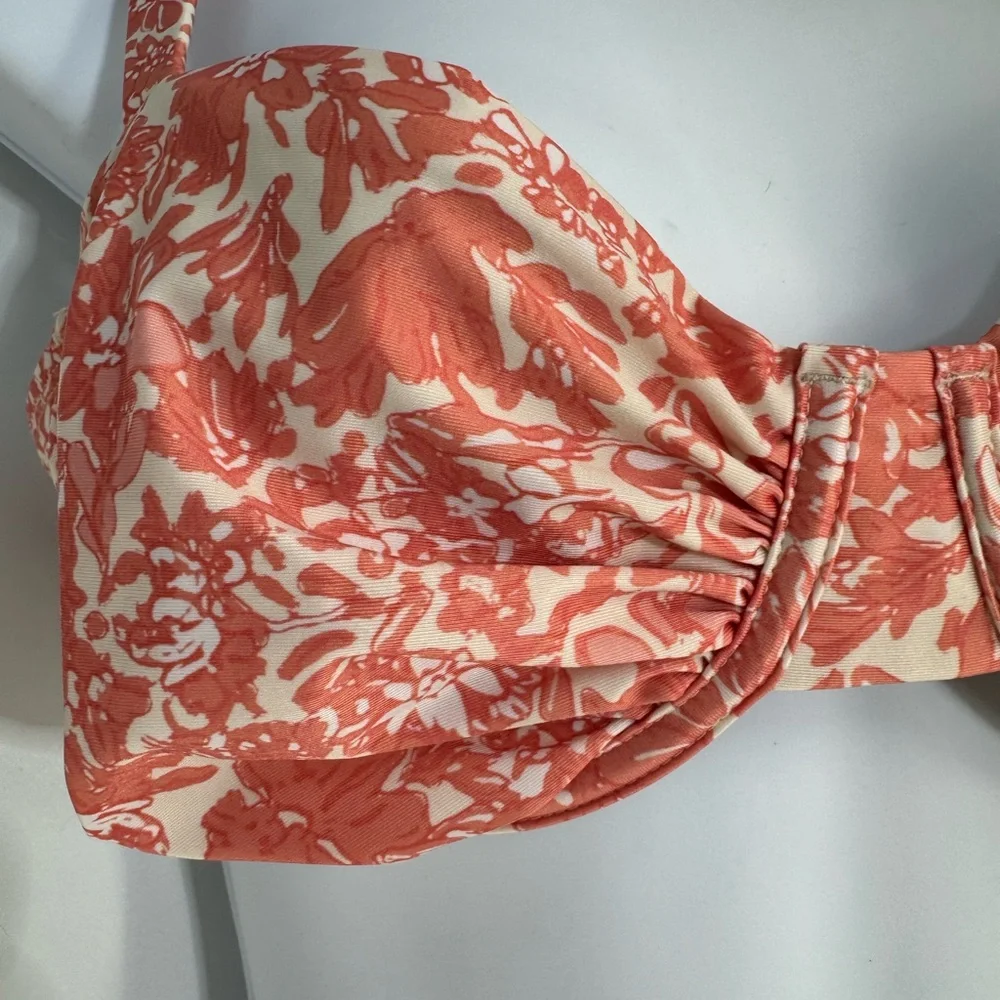 Peony Ruched Sustain Holiday Floral Carnation Print‎ S